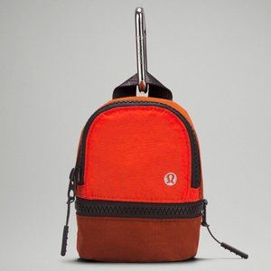 NWT lululemon Autumn Red / Aztec Brick City Adventurer Backpack *Nano